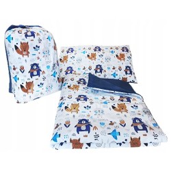 Pościel do przedszkola żłobka dwustronna + worek dla dziecka Jackmar