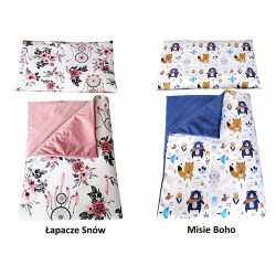 Pościel do łóżeczka dziecięcego dwustronna różne wzory 120x60 cm Jackmar