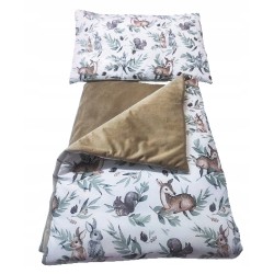 Pościel do łóżeczka dziecięcego dwustronna różne wzory 120x60 cm Jackmar