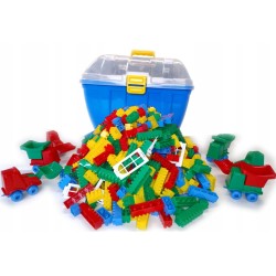 Klocki K1 kuferek mały 600 el. Hemar klocki konstrukcyjne