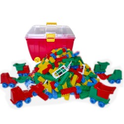 Klocki K1 kuferek mały 600 el. Hemar klocki konstrukcyjne