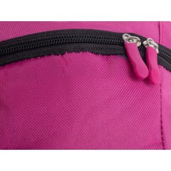 Plecak szkolny do przedszkola z misiem jednokomorowy dla dziewczynki różowy