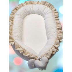 KOKON NIEMOWLĘCY Z FALBANKĄ KOJEC GNIAZDO MATA WAFELEK MINKI JACKMAR