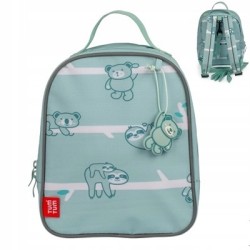 Plecak szkolny do przedszkola z misiem jednokomorowy dla dziecka niebieski