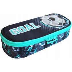 Piórnik szkolny jednokomorowy Bambino piłka nożna