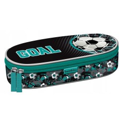 Piórnik szkolny jednokomorowy Bambino piłka nożna