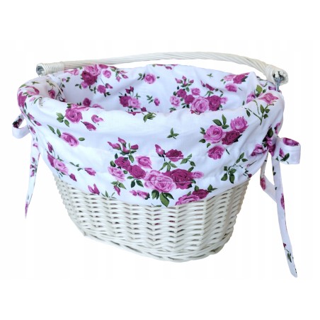 Wkład do koszyka rowerowego wyściółka na rower rowery bawełna wzory Jackmar