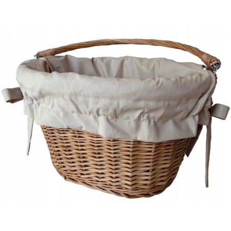 Wkład do koszyka rowerowego wyściółka na rower rowery bawełna wzory Jackmar