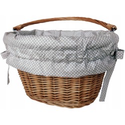 Wkład do koszyka rowerowego wyściółka na rower rowery bawełna wzory Jackmar