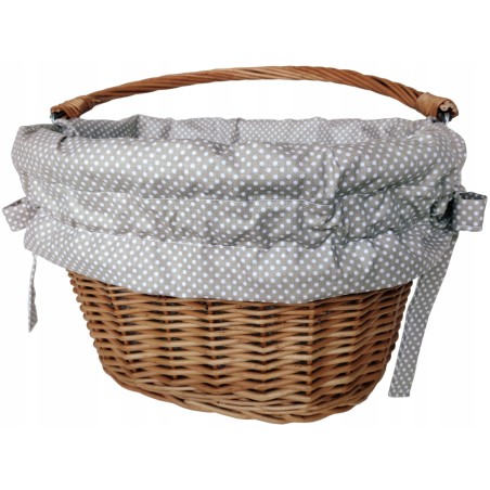 Wkład do koszyka rowerowego wyściółka na rower rowery bawełna wzory Jackmar