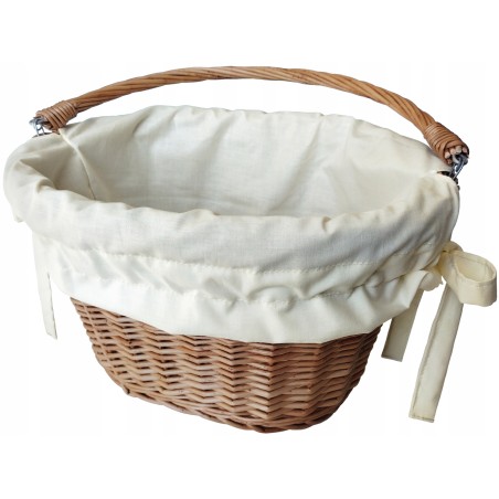 Wkład do koszyka rowerowego wyściółka na rower rowery bawełna wzory Jackmar