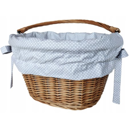 Wkład do koszyka rowerowego wyściółka na rower rowery bawełna wzory Jackmar