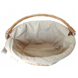 Wkład do koszyka rowerowego wyściółka na rower rowery bawełna wzory Jackmar