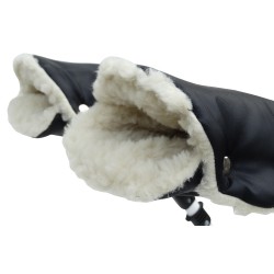 Mufki Rękawiczki Owcza Wełna Do Wózka Sanek Jackmar