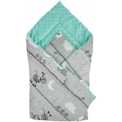 Rożek niemowlęcy becik kocyk dziecięcy otulacz do łóżeczka bawełna Jackmar