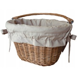 Wkład do koszyka rowerowego wyściółka na rower rowery bawełna wzory Jackmar