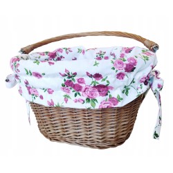 Wkład do koszyka rowerowego wyściółka na rower rowery bawełna wzory Jackmar