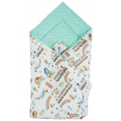 Rożek niemowlęcy becik kocyk dziecięcy otulacz do łóżeczka bawełna Jackmar
