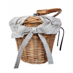 Wkład do koszyka rowerowego wyściółka na rower rowery bawełna wzory Jackmar