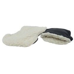 Mufki Rękawiczki Owcza Wełna Do Wózka Sanek Jackmar