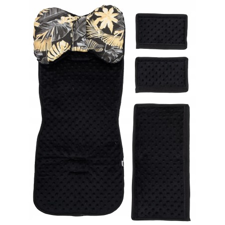 Wkładka do wózka spacerówki materacyk motylek zestaw złote monstery Jackmar