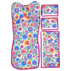 Wkładka do wózka spacerówki materacyk motylek zestaw złote monstery Jackmar