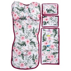 Wkładka do wózka spacerówki materacyk motylek zestaw złote monstery Jackmar