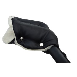 Mufki Rękawiczki Owcza Wełna Do Wózka Sanek Dla Mamy i Taty Jackmar