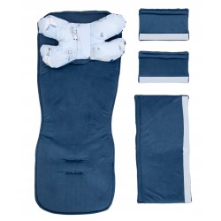 Wkładka do spacerówki wózka poduszka motylek materacyk zestaw 5w1 Jackmar