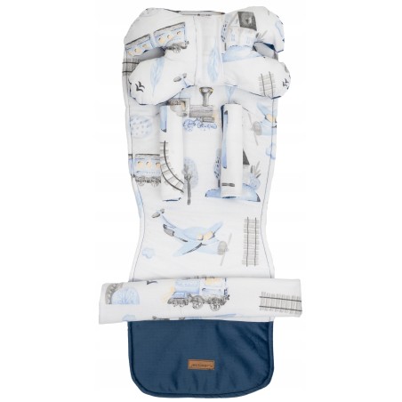 Wkładka do spacerówki wózka poduszka motylek materacyk ciuchcie Jackmar