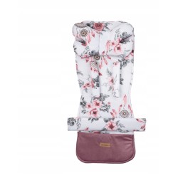 Wkładka do wózka spacerówki dwustronna bawełna velvet sarenki Jackmar