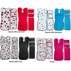 Wkładka do wózka spacerówki materacyk motylek zestaw 3w1 gwiazdki Jackmar