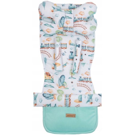 Wkładka do spacerówki wózka uniwersalna + poduszka motylek zestaw Jackmar