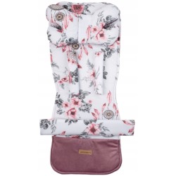 Wkładka do spacerówki wózka uniwersalna + poduszka motylek zestaw Jackmar