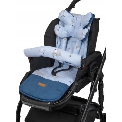 Wkładka do wózka spacerówki poduszka motylek materacyk gwiazdki Jackmar