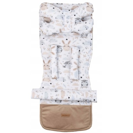 Wkładka do wózka spacerowego uniwersalna + poduszka motylek zestaw Jackmar