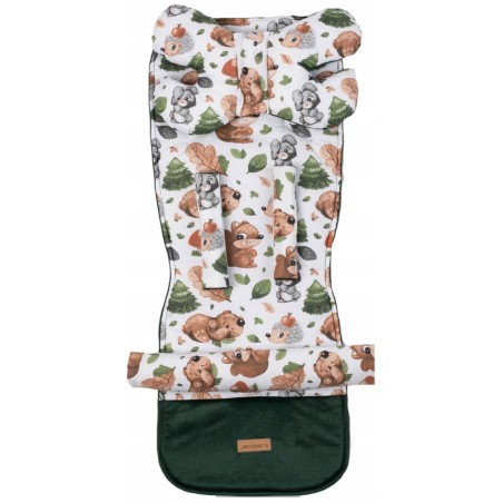 Wkładka do wózka spacerówki uniwersalna + poduszka motylek zestaw Jackmar