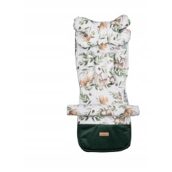 Wkładka do wózka spacerówki uniwersalna + poduszka motylek zestaw Jackmar