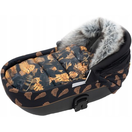 Śpiworek do wózka spacerówki gondoli zimowy na sanki z futerkiem Jackmar