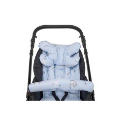 Wkładka do spacerówki wózka uniwersalna + poduszka motylek zestaw Jackmar