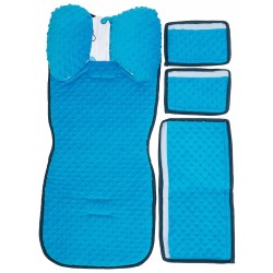 Wkładka do wózka spacerówki materacyk motylek zestaw 3w1 myszki Jackmar