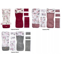 Wkładka do spacerówki wózka uniwersalna + poduszka motylek zestaw Jackmar