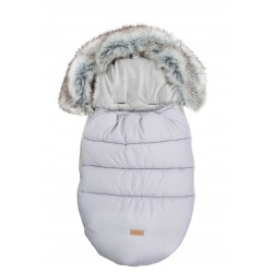 Śpiworek do wózka spacerówki gondoli zimowy na sanki z futerkiem Jackmar