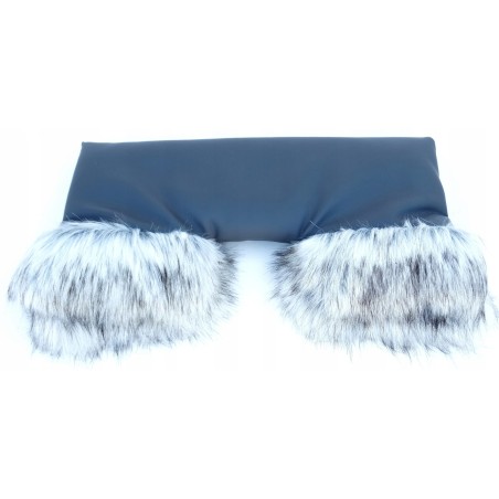 Mufka do wózka z futerkiem ocieplane na zimę dla mamy taty Jackmar