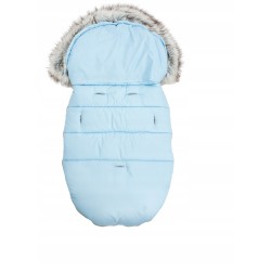 Śpiworek do wózka spacerówki gondoli zimowy na sanki z futerkiem Jackmar