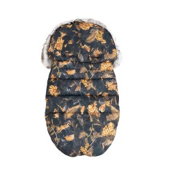 Śpiworek do wózka spacerówki gondoli zimowy na sanki z futerkiem Jackmar