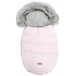 Śpiworek do wózka spacerówki gondoli zimowy na sanki z futerkiem Jackmar