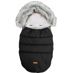 Śpiworek do wózka spacerówki gondoli zimowy na sanki z futerkiem Jackmar