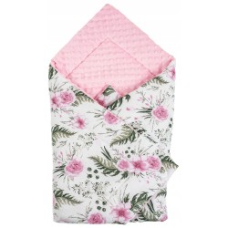 Rożek niemowlęcy becik dziecięcy bawełna minki 80x80 rzep Jackmar