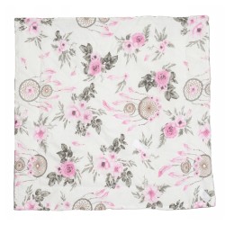 Rożek niemowlęcy becik dziecięcy bawełna minki 80x80 rzep Jackmar